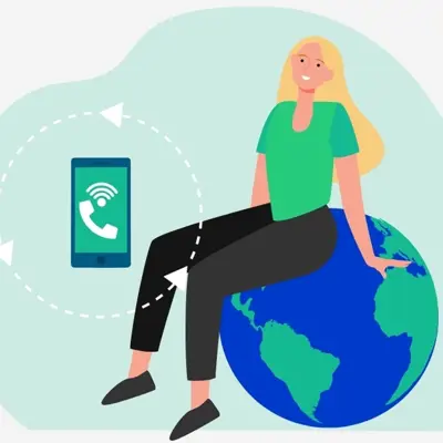 Udlandstelefoni billede